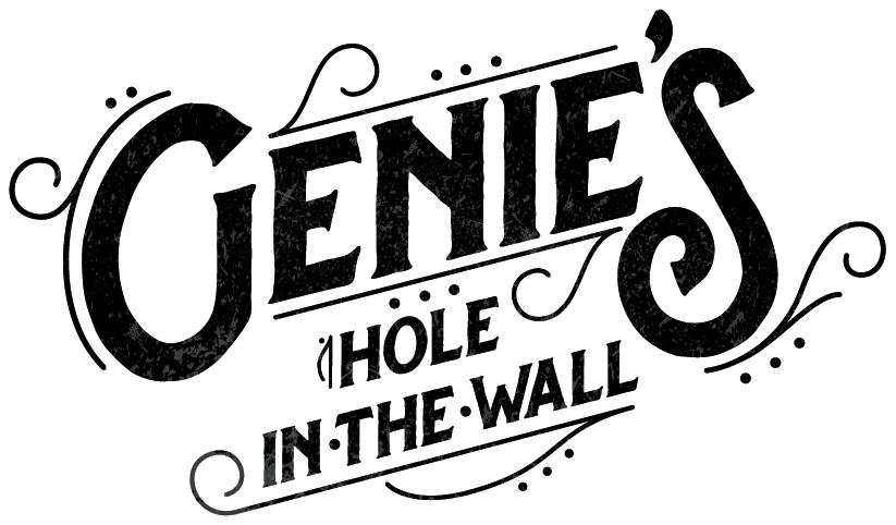 Genie's Hole in the Wall Logo Design