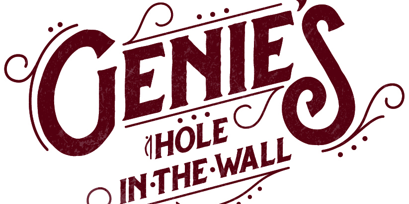 Genie's Hole in the Wall Logo Design