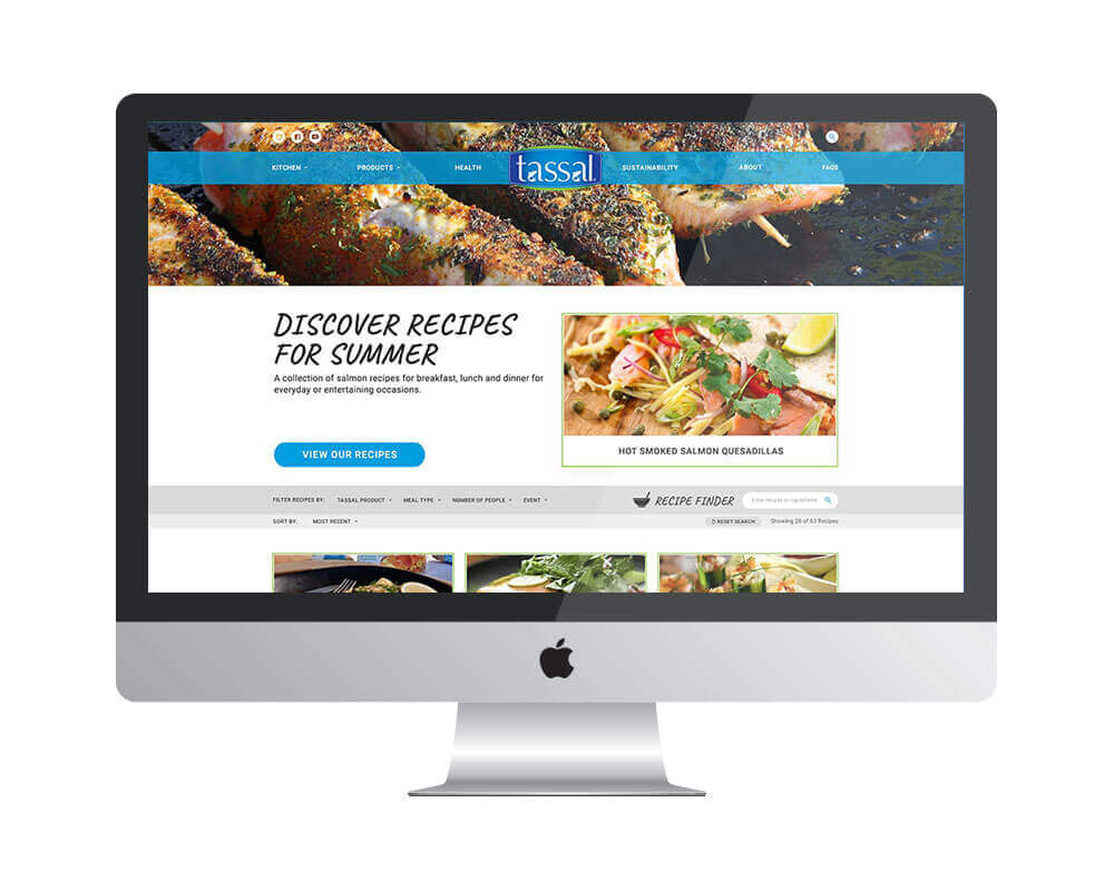 Tassal Consumer Website Re Design