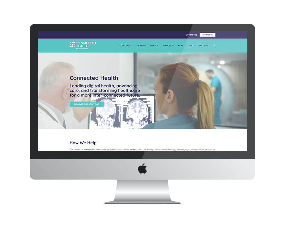 Connected Health Website Design