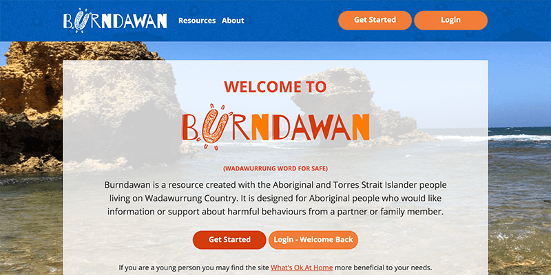 Burndawan Website Design