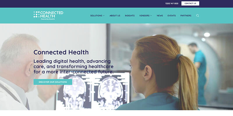 Connected Health Website Design